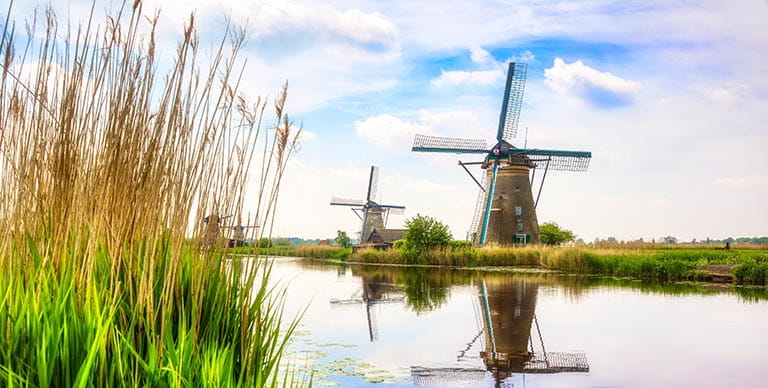 Windmills in Kinderdijk